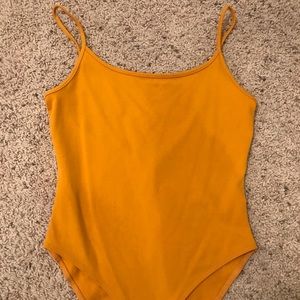 Mustard Clasp Bodysuit